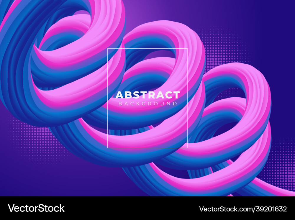 Abstract wavy fluid background soft gradient pink Vector Image