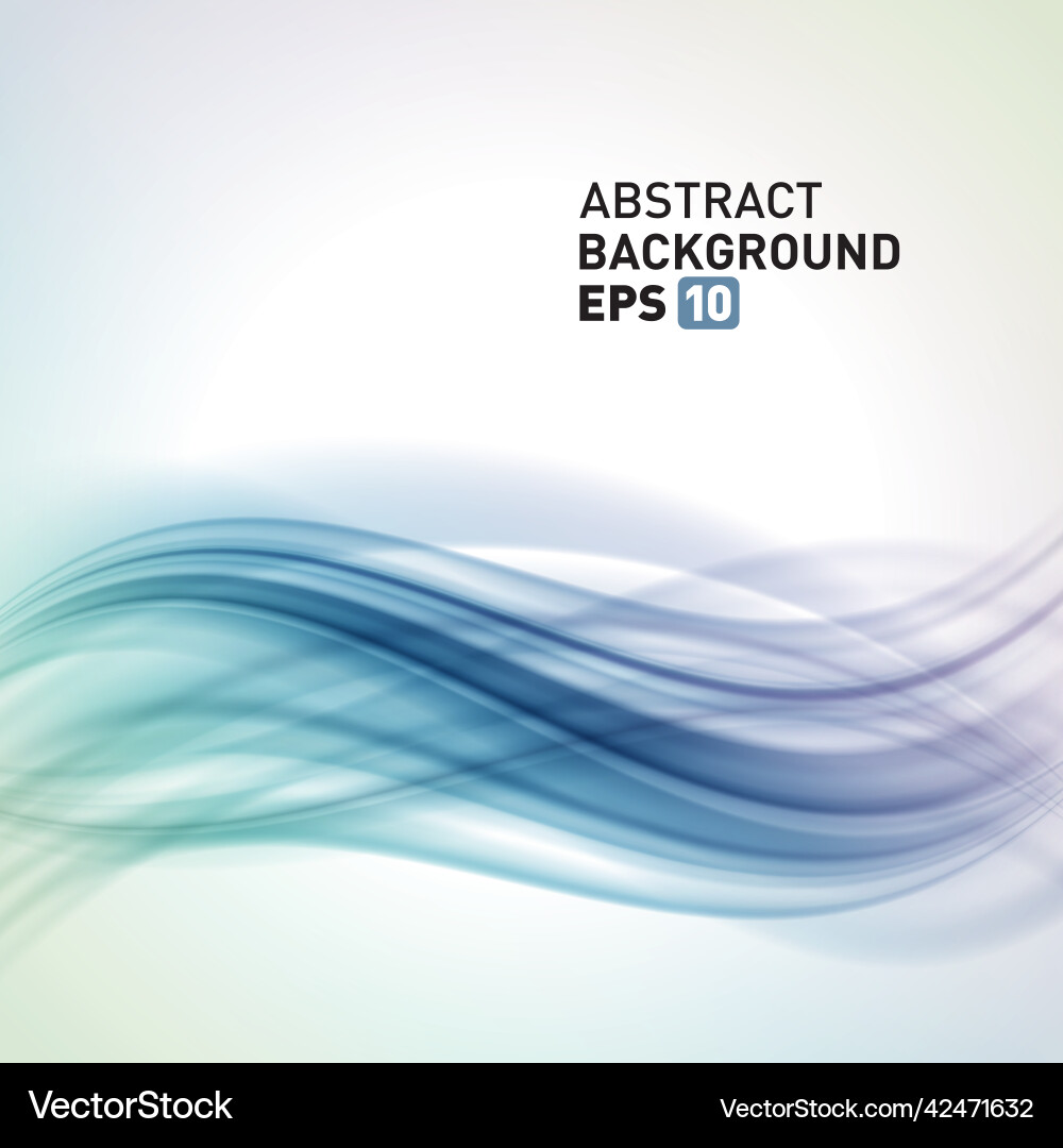 Aqua Wave Gradient Background vector image