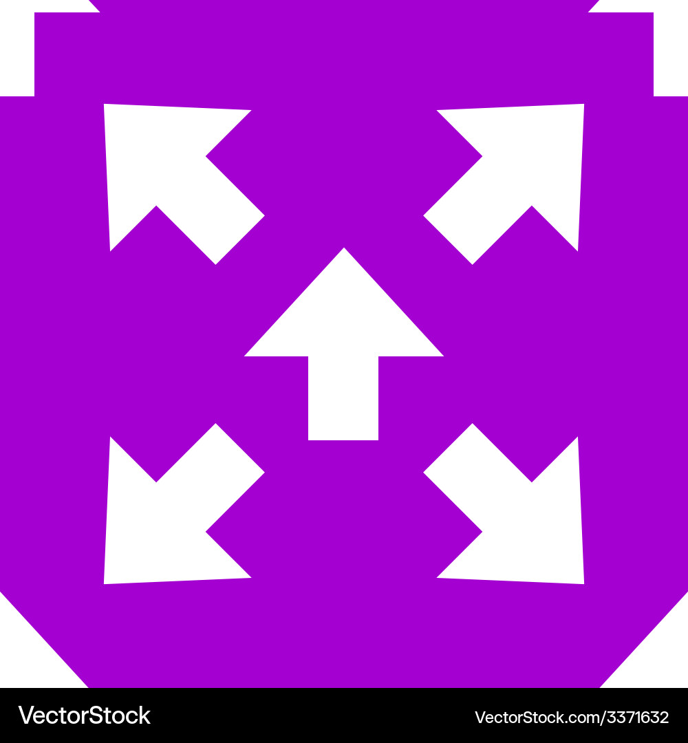 Arrow web icon flat design seamless pattern Vector Image