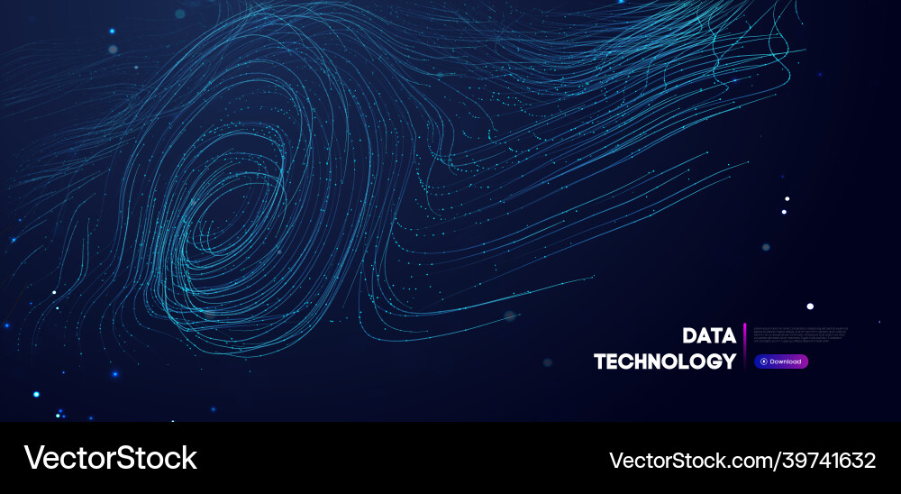 Big data technology abstract Big data technology abstract vector image