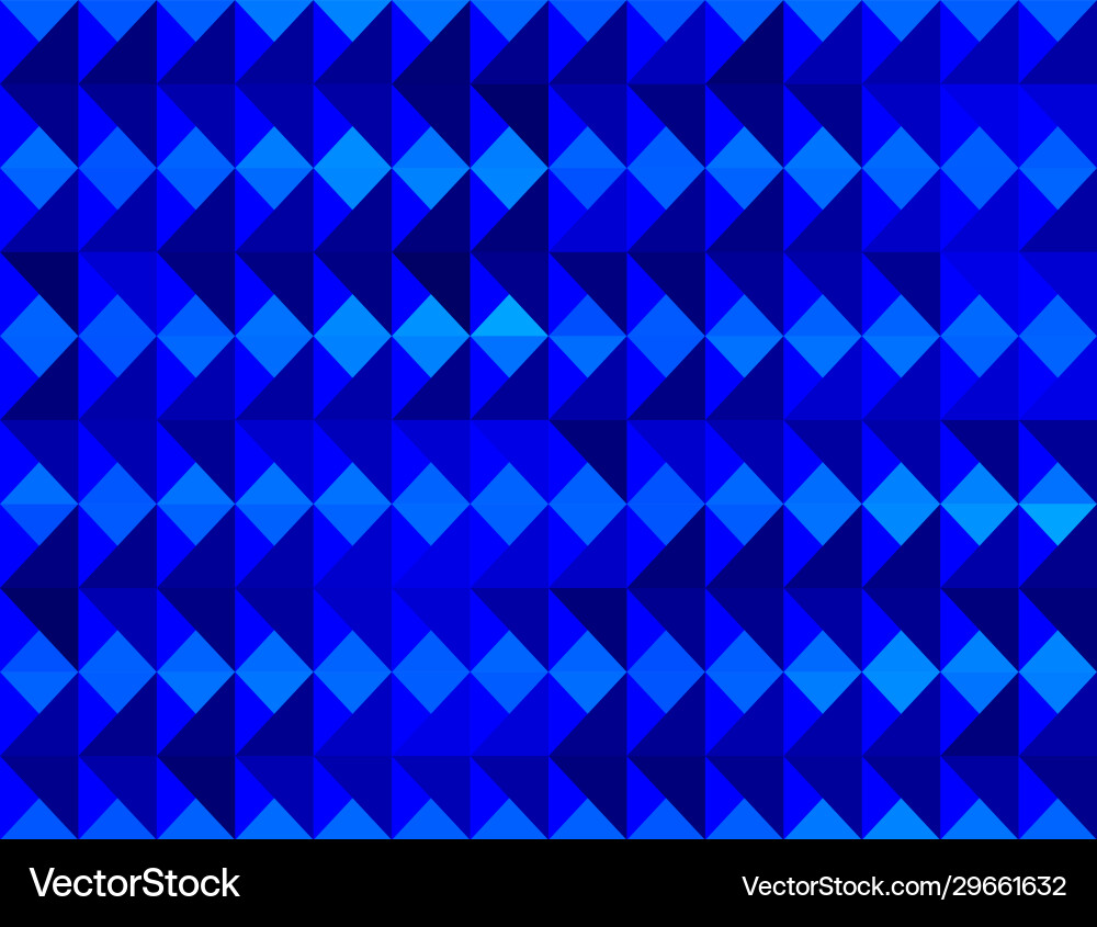 Blue triangular pattern gradient background Blue triangular pattern gradient background vector image