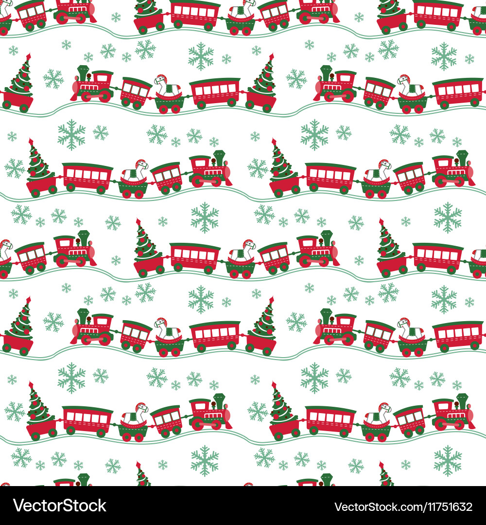 Christmas seamless background Royalty Free Vector Image