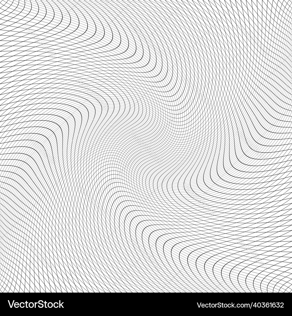 Dynamic Twisted Lines vector image