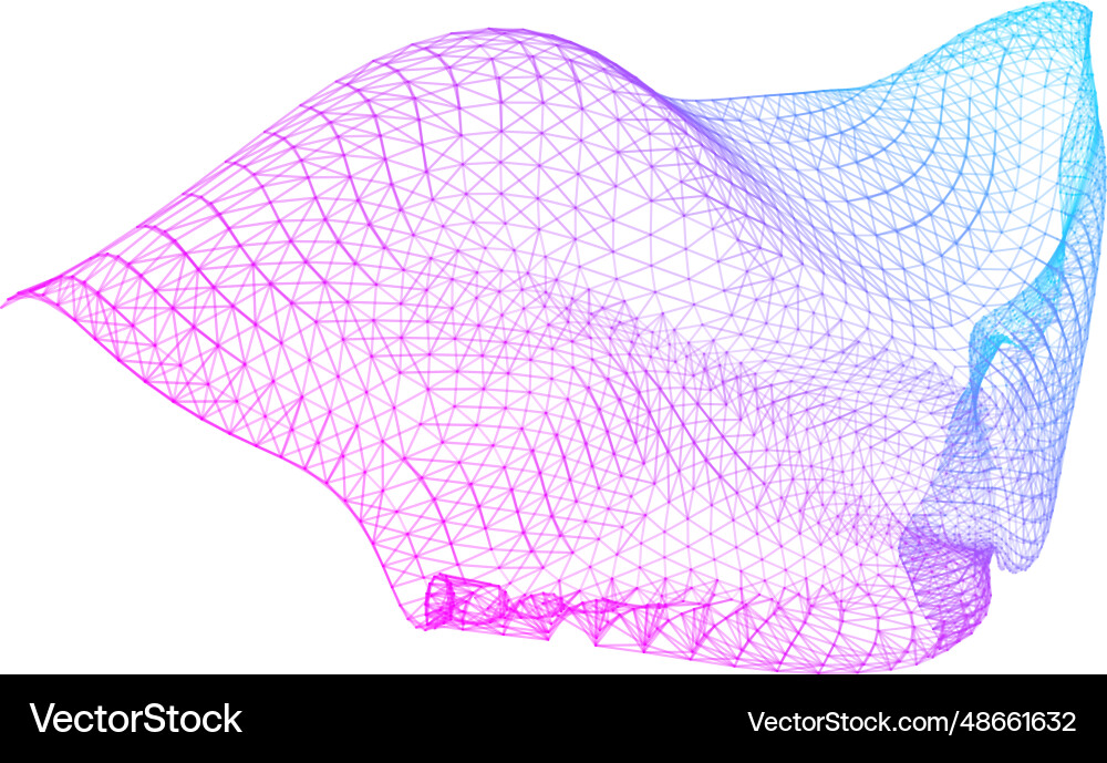 Network lines net wave information flow Network lines net wave information flow Vector Image