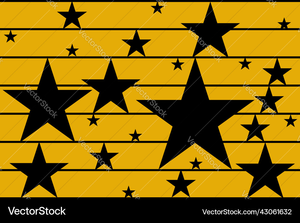 Star shape textures and pattern design vector image