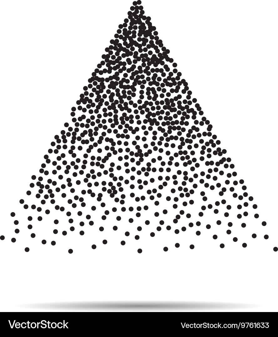 Dots pattern modern stylish texture vector image