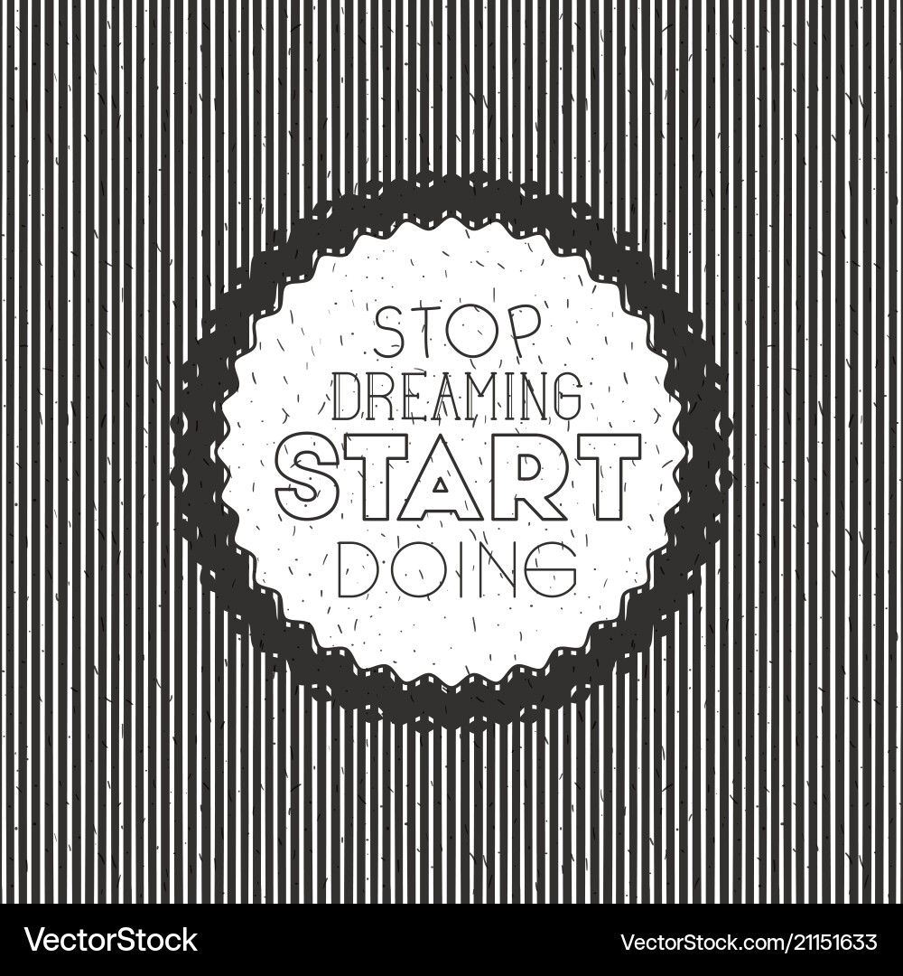 Dreams message with hand made font Dreams message with hand made font Vector Image