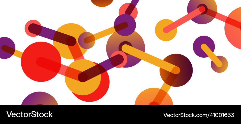 Network concept abstract background dots Vector Image