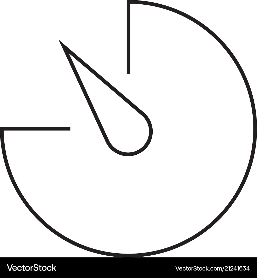 Abstract clock object Abstract clock object vector image