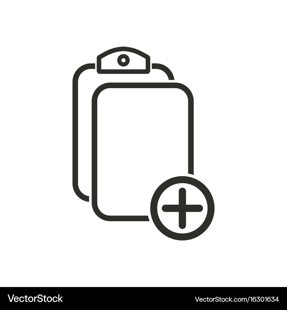 Add file icon vector image