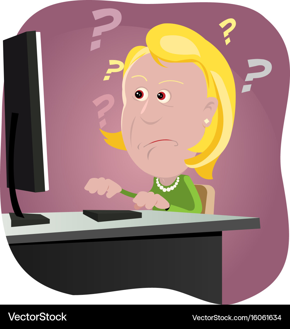 Computer Error - 404 Page vector image
