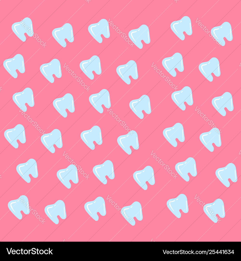 Regular patterns blue tooth isolated Vector Image
