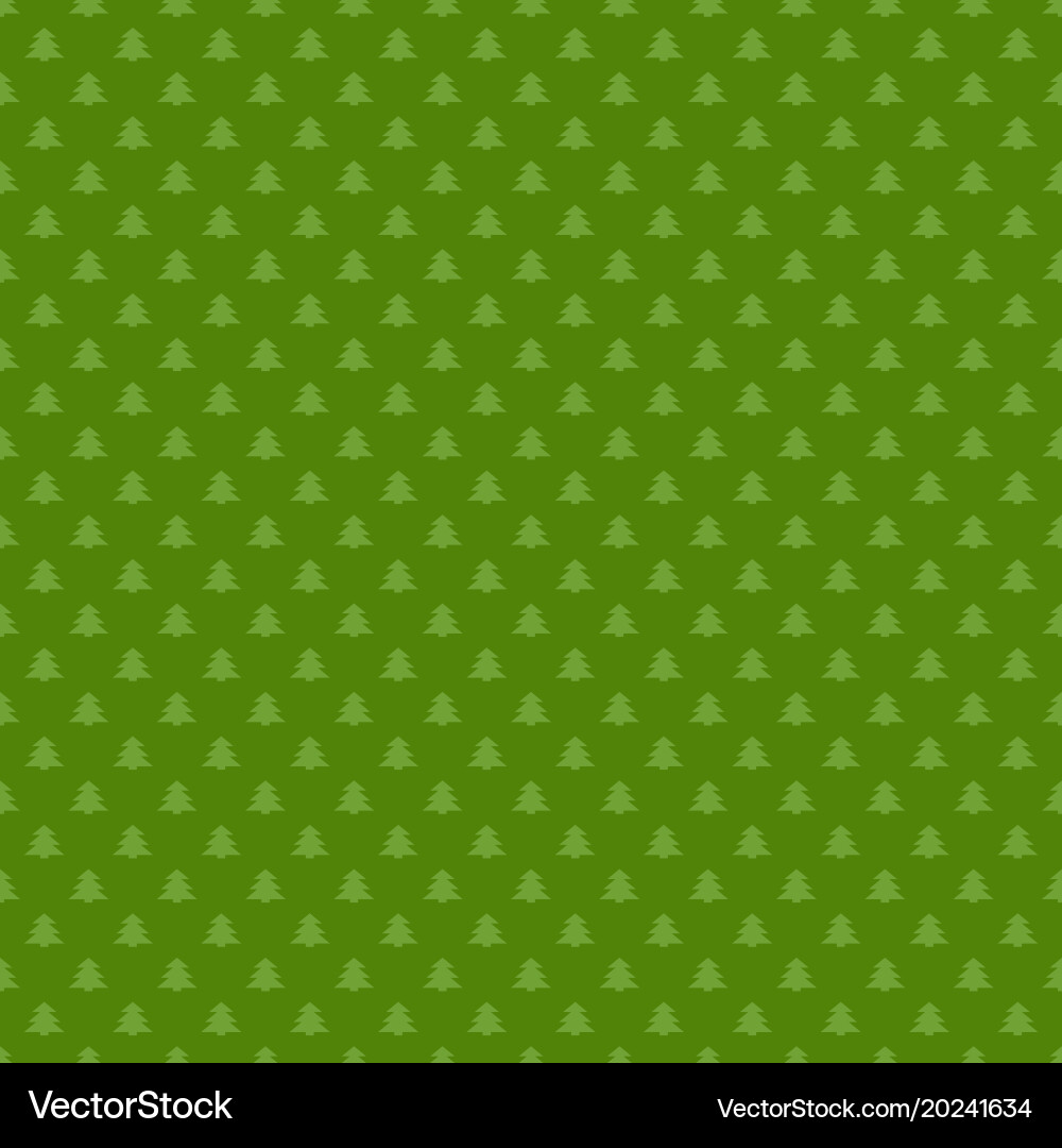 Seamless simple geometrical xmas tree pattern vector image