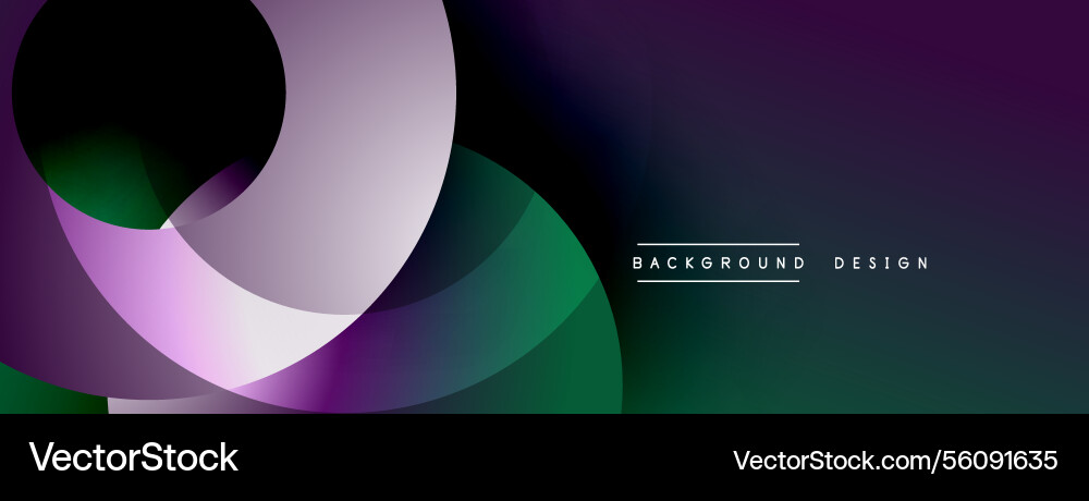 Abstract composition with layered circular Abstract composition with layered circular Vector Image