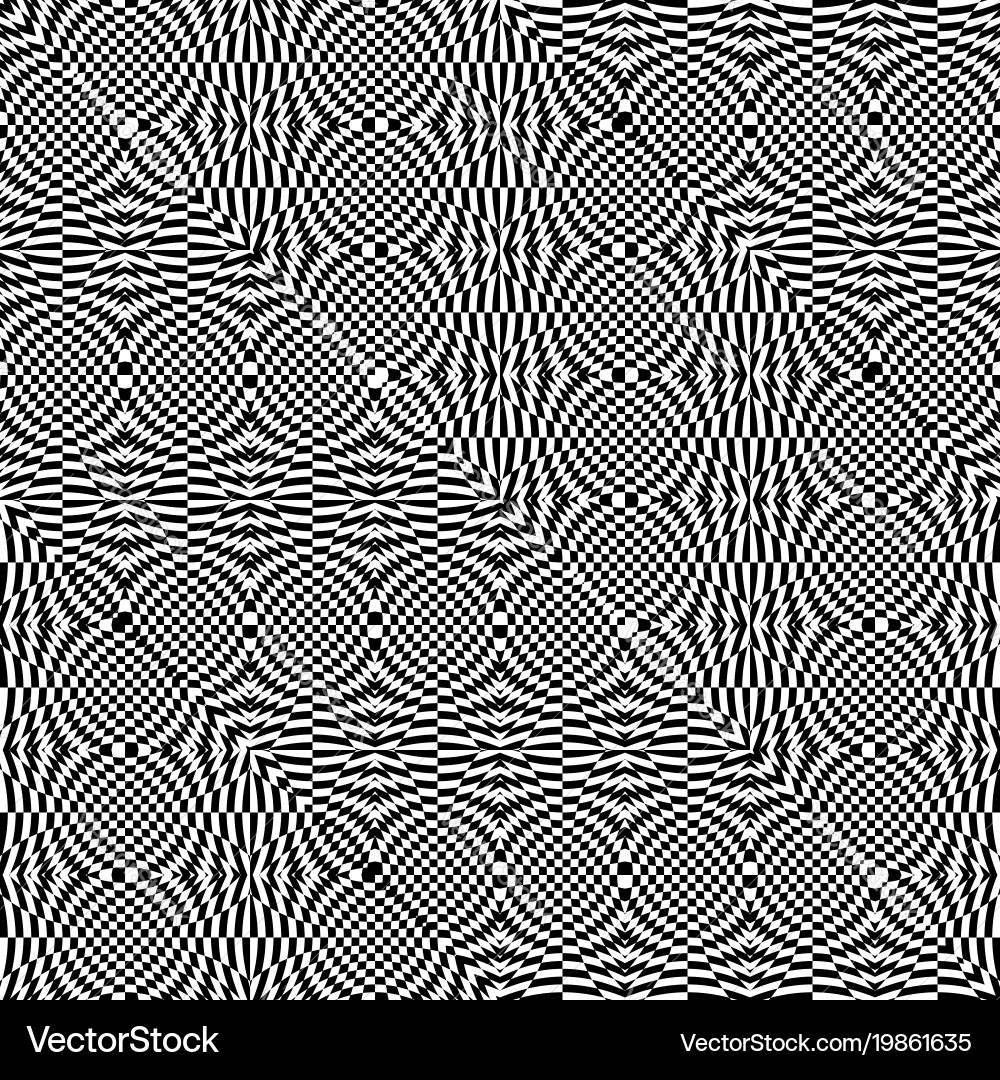 Design seamless monochrome zigzag pattern Vector Image