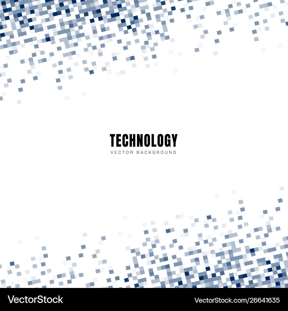 Diagonal Blue Square Pattern vector image