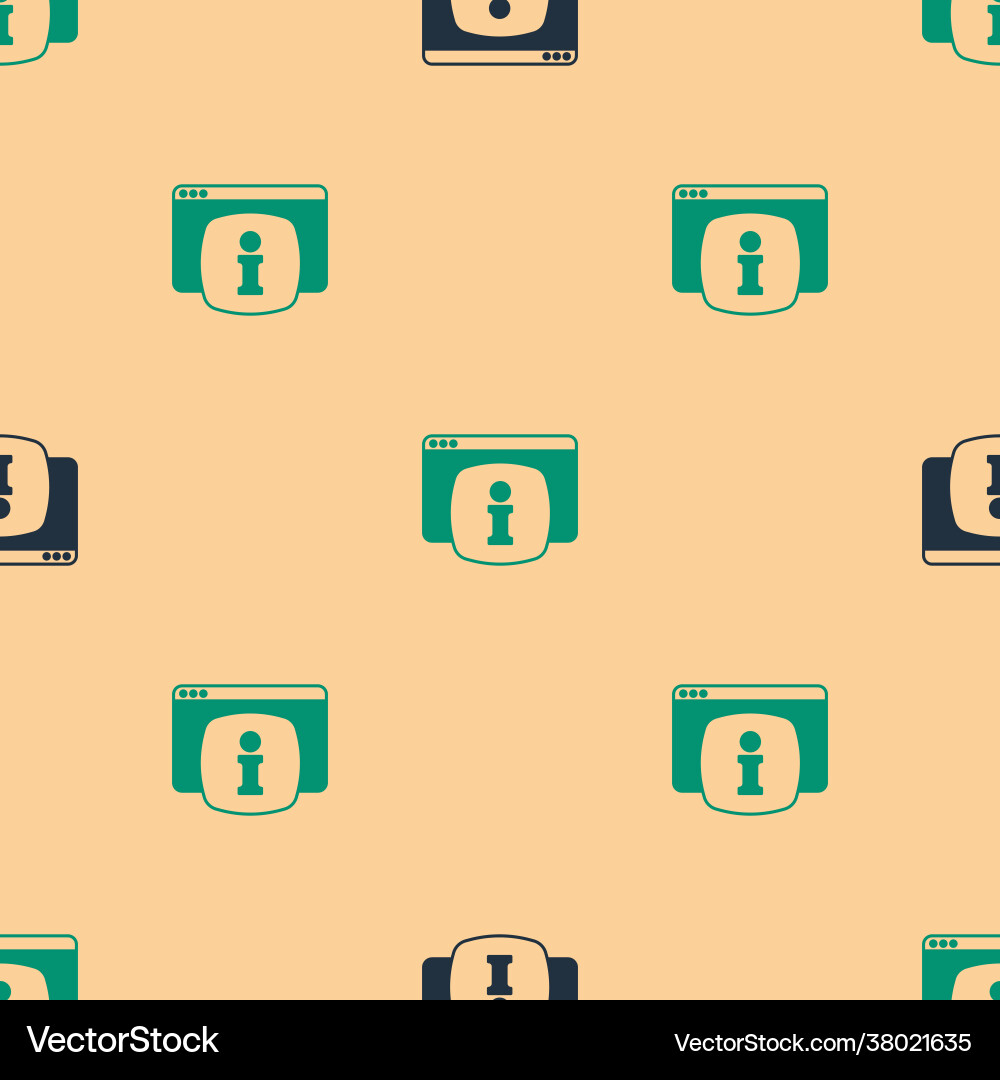 Green and black computer monitor with text faq vector image
