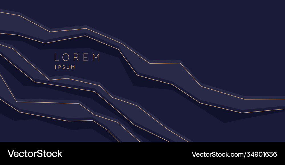 A composition with abstract elements in popular vector image
