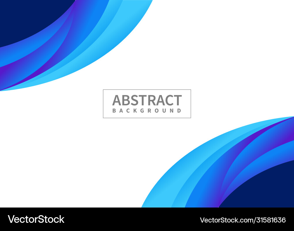 Abstract Curve Header & Footer vector image