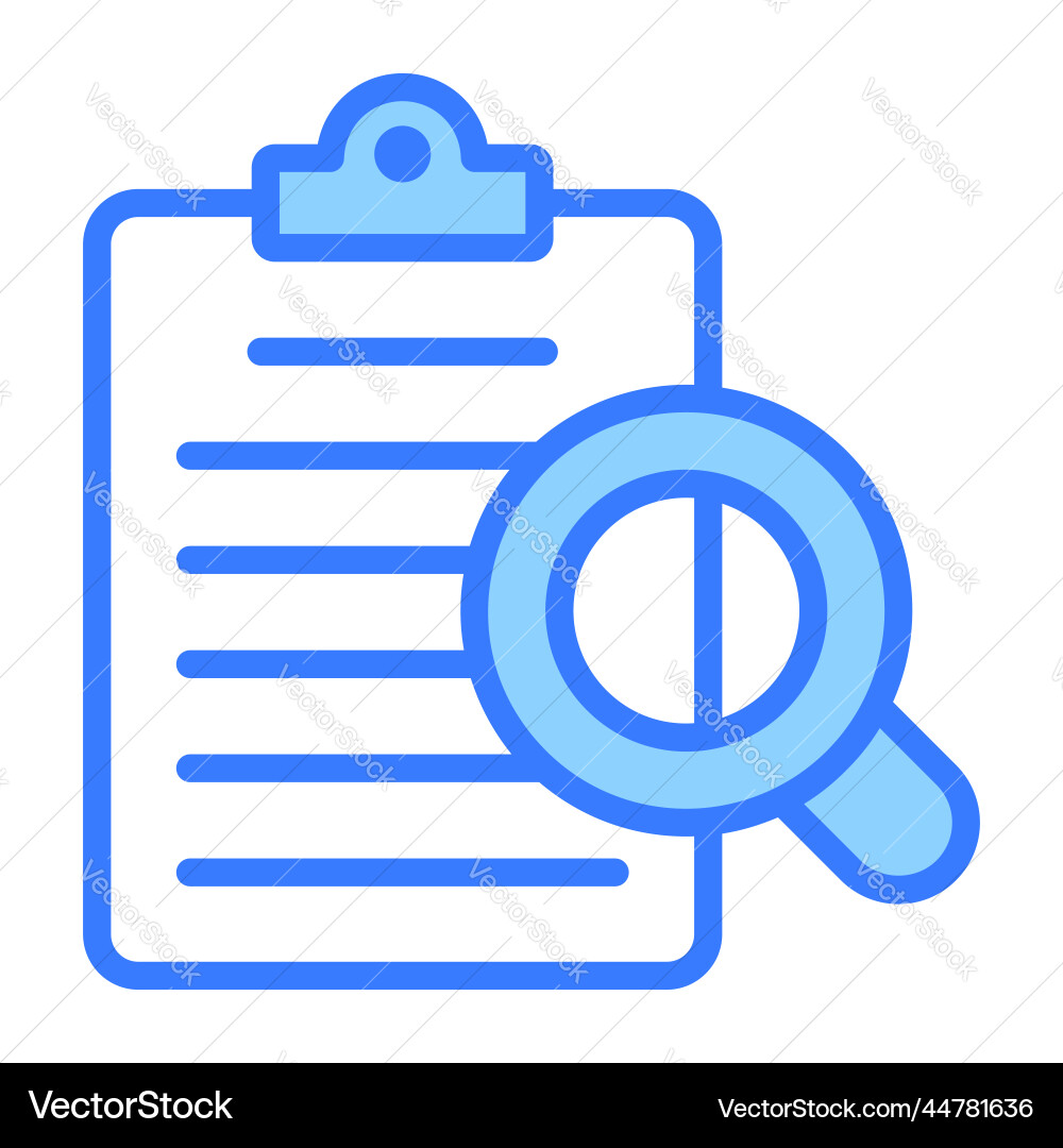 Audit file icon user interface as a simple sign vector image