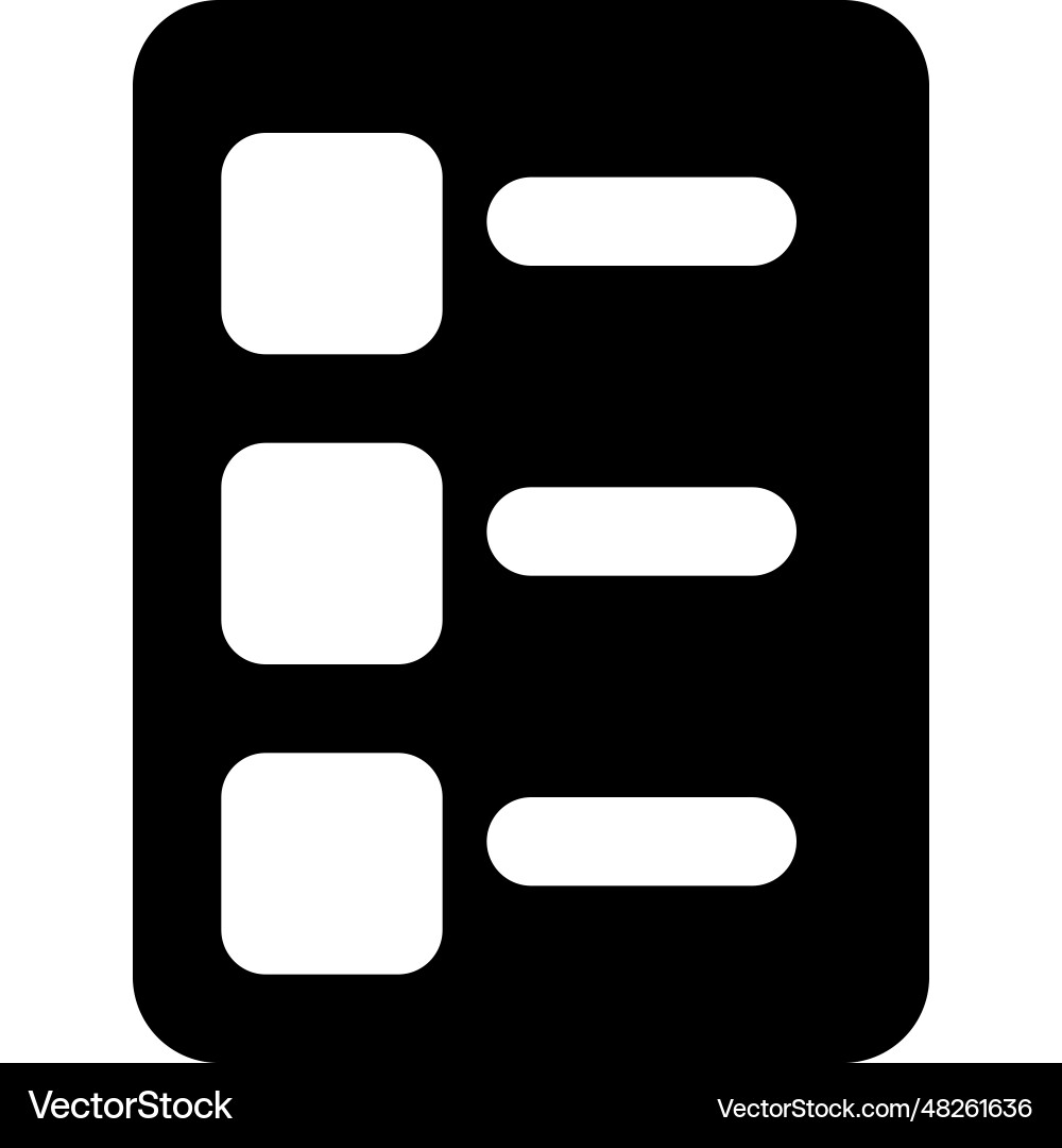 Checklist made for shopping goods Vector Image