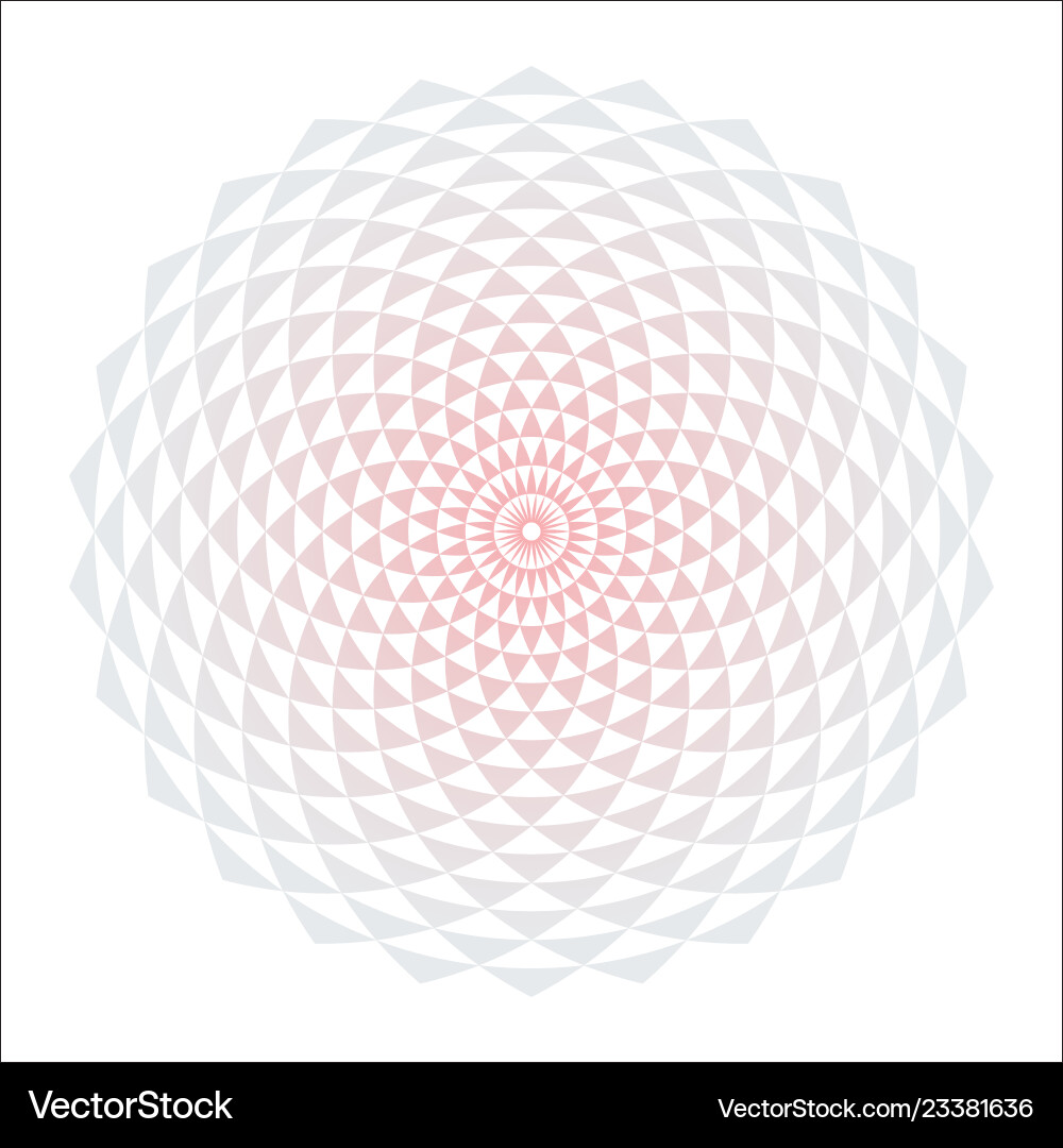 Circular fractal design element Circular fractal design element vector image
