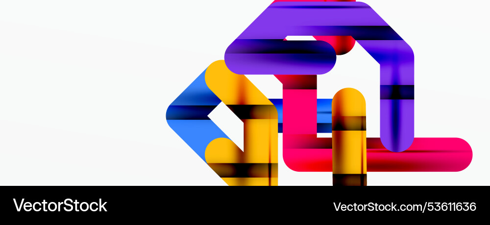 Dynamic colorful lines minimal abstract background Dynamic colorful lines minimal abstract background Vector Image