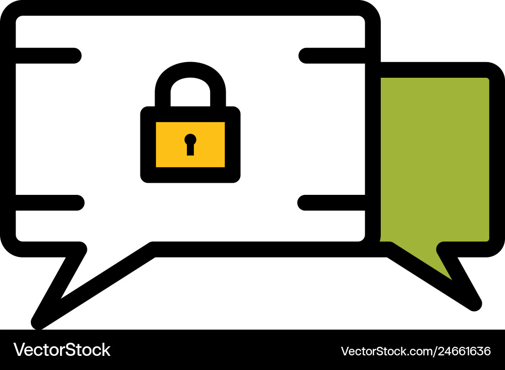 Gdpr message icon Vector Image