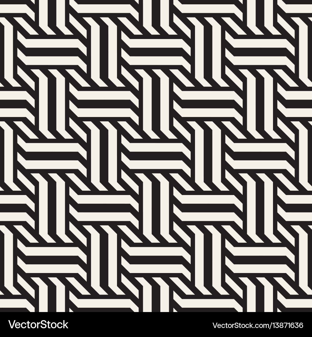 Interlocking Lines Pattern vector image