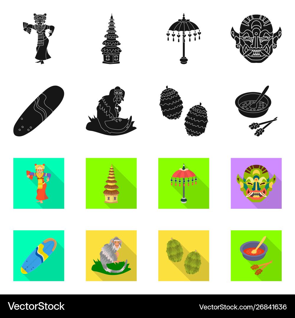Isolated object and travel sign set Isolated object and travel sign set Vector Image