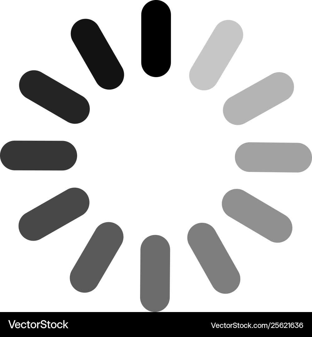 Loading Circle Progress Indicator vector image