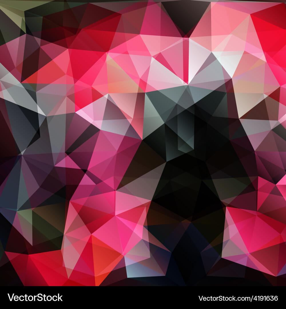 Modern abstract polygonal colorful background vector image