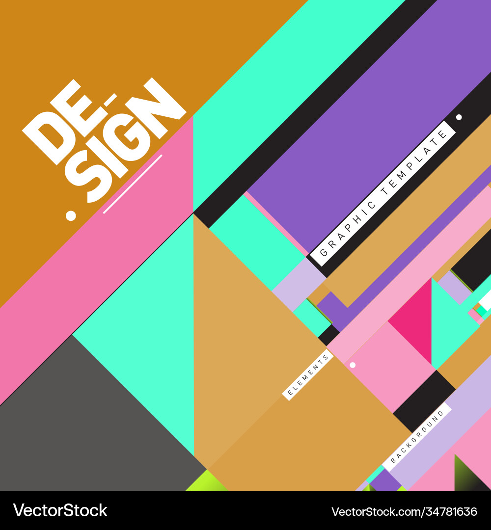Modern colorful background material design Modern colorful background material design vector image