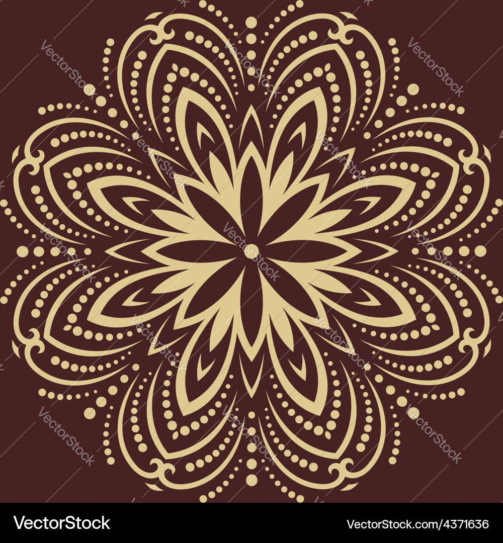 Orient abstract pattern vector image