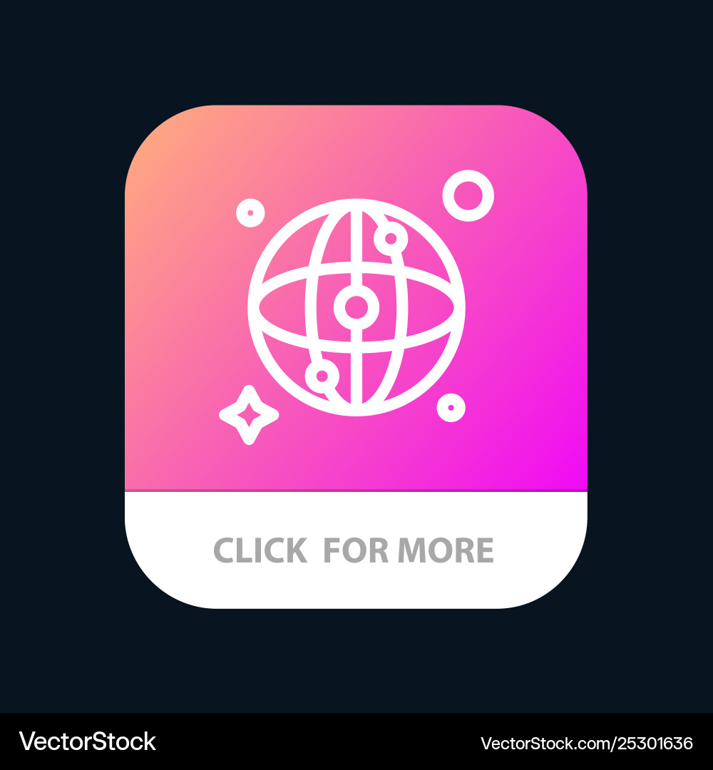 Weltkarte Netzwerk mobile App-Taste android Weltkarte Netzwerk mobile App-Taste android vektorbild