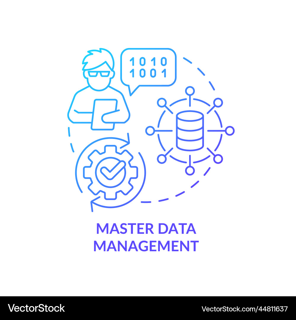 Database Management Concept vector image