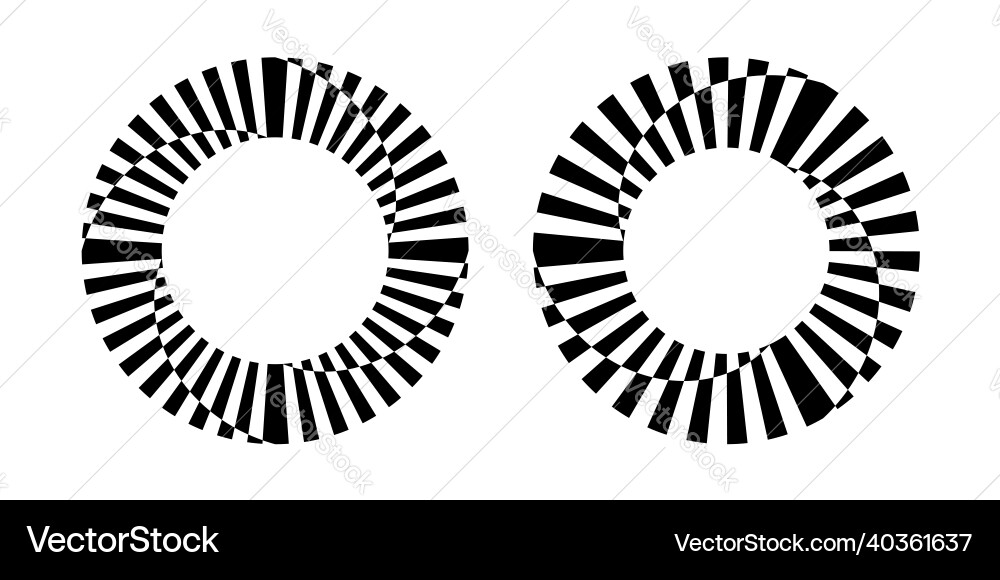 Dynamic Circular Motion vector image