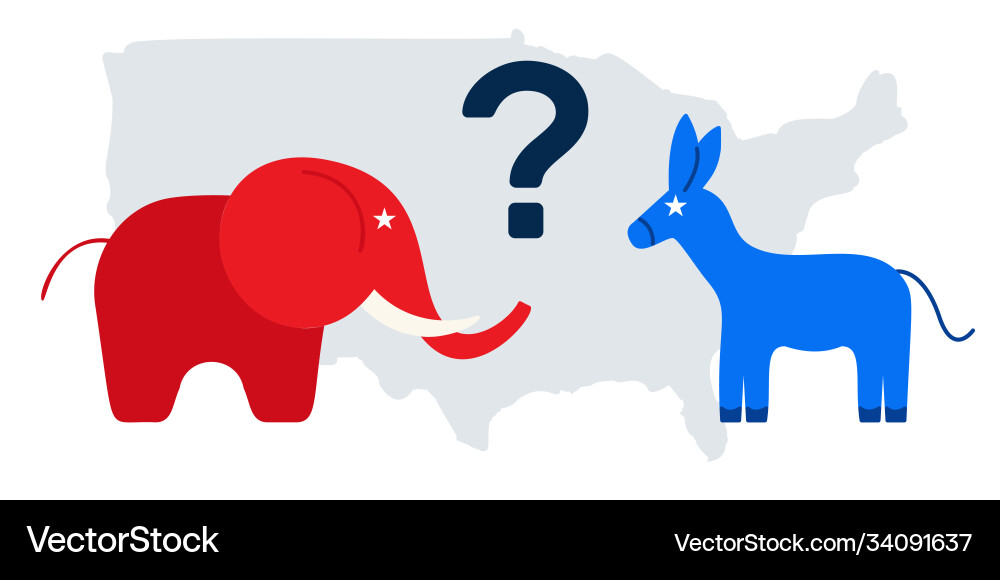 Presidential election in usa 2020 design template Presidential election in usa 2020 design template vector image