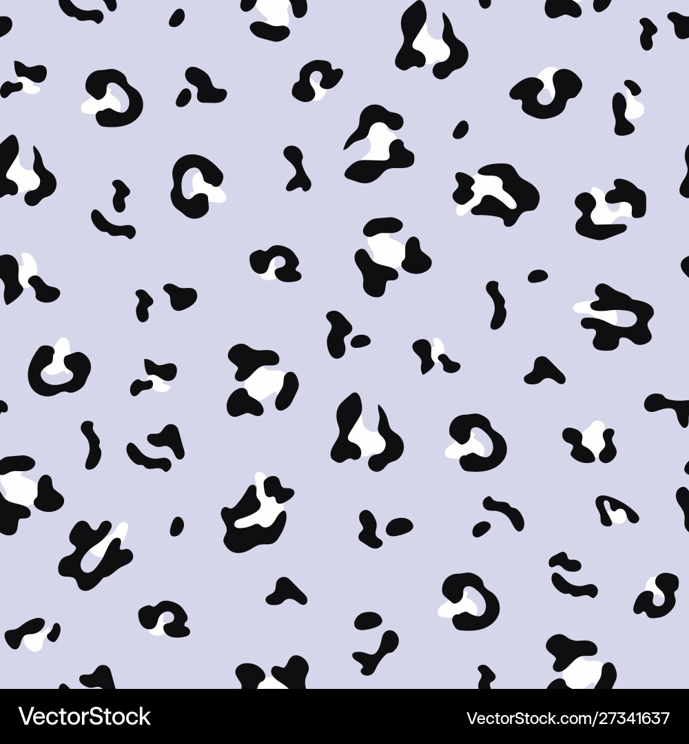 Seamless leopard pattern print Vector Image