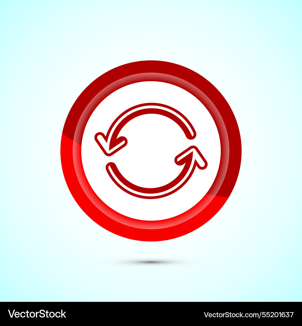Sync processing icon design synchronization Sync processing icon design synchronization vector image