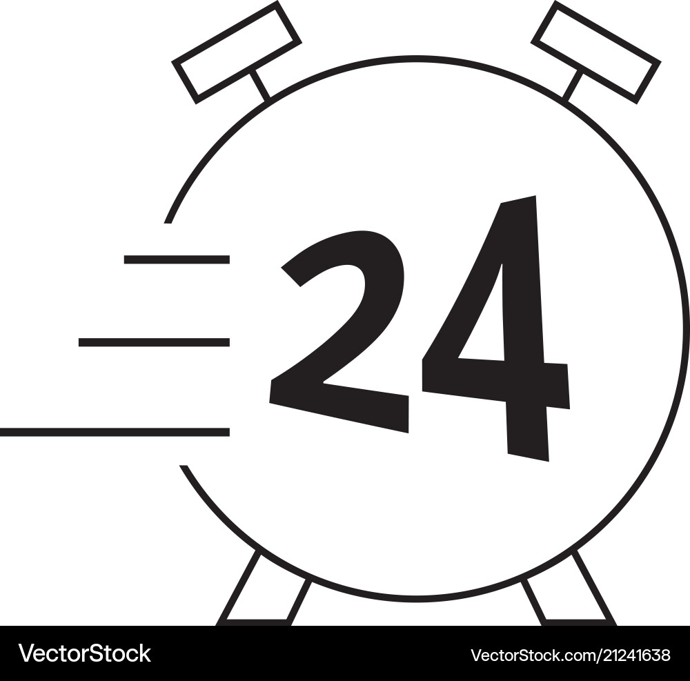 Abstract clock object Abstract clock object vector image
