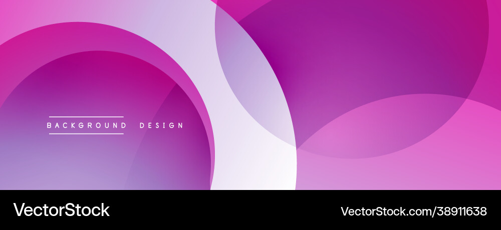 Abstract overlapping lines and circles geometric vector image