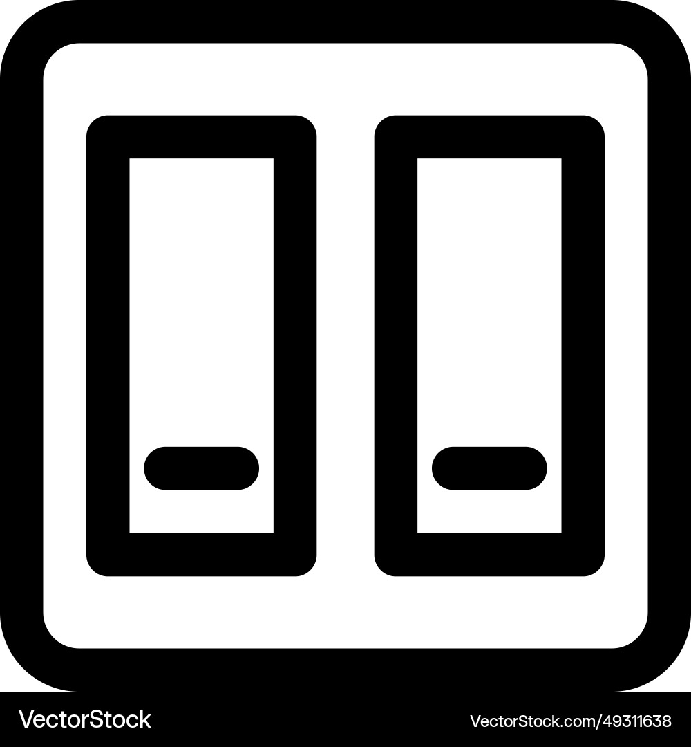 Switch device to control circuit onoff state vector image