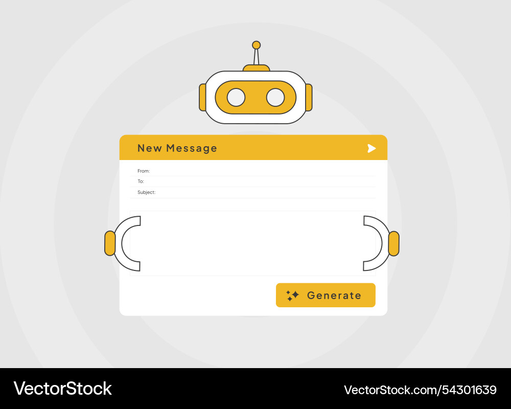 Ai chatbot interface showing Ai chatbot interface showing vector image
