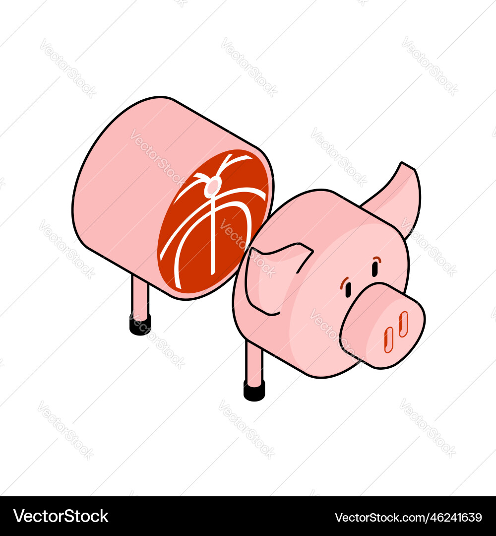 Cut pig entrails Cut pig entrails Vector Image