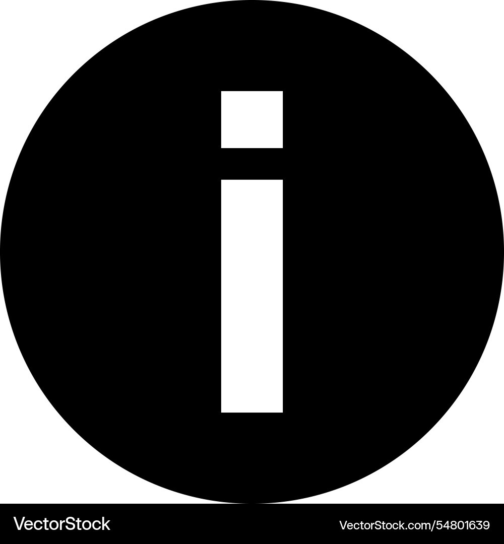 Flat style information icon representing help Flat style information icon representing help Vector Image