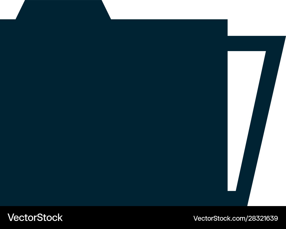 Folder file document isolated icon vector image
