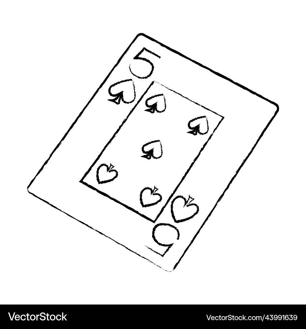Hand drawn board game element Hand drawn board game element vector image