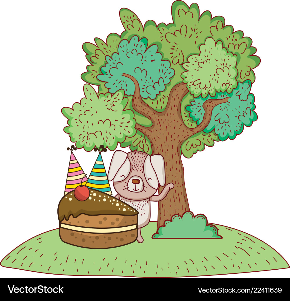 Happy Birthday Süßes Tier Happy Birthday Süßes Tier vektorbild