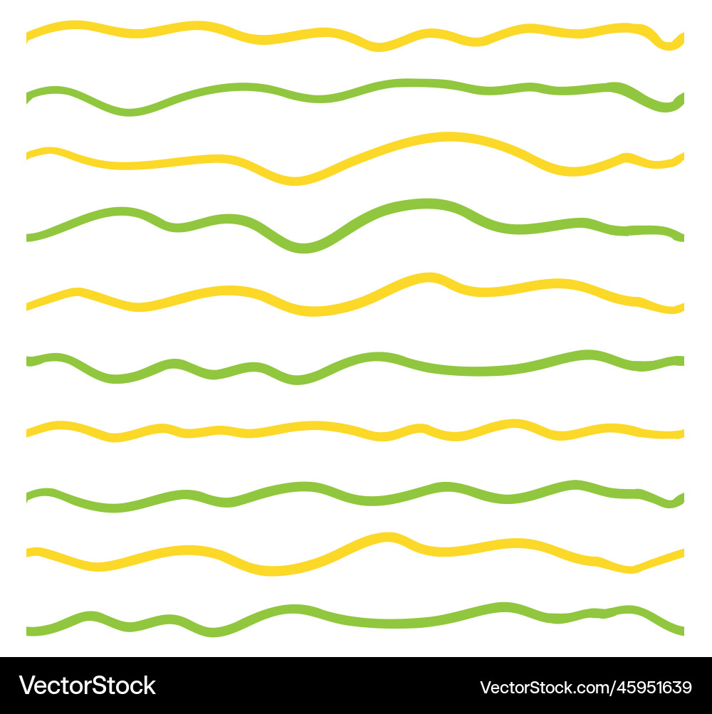 Line wave seamless pattern Vector Image